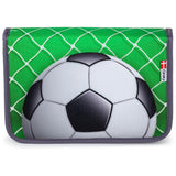 JEVA Football Pencil Case With Fyld Onezip 8869