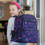 JEVA Dark Rose Backpack Square 324