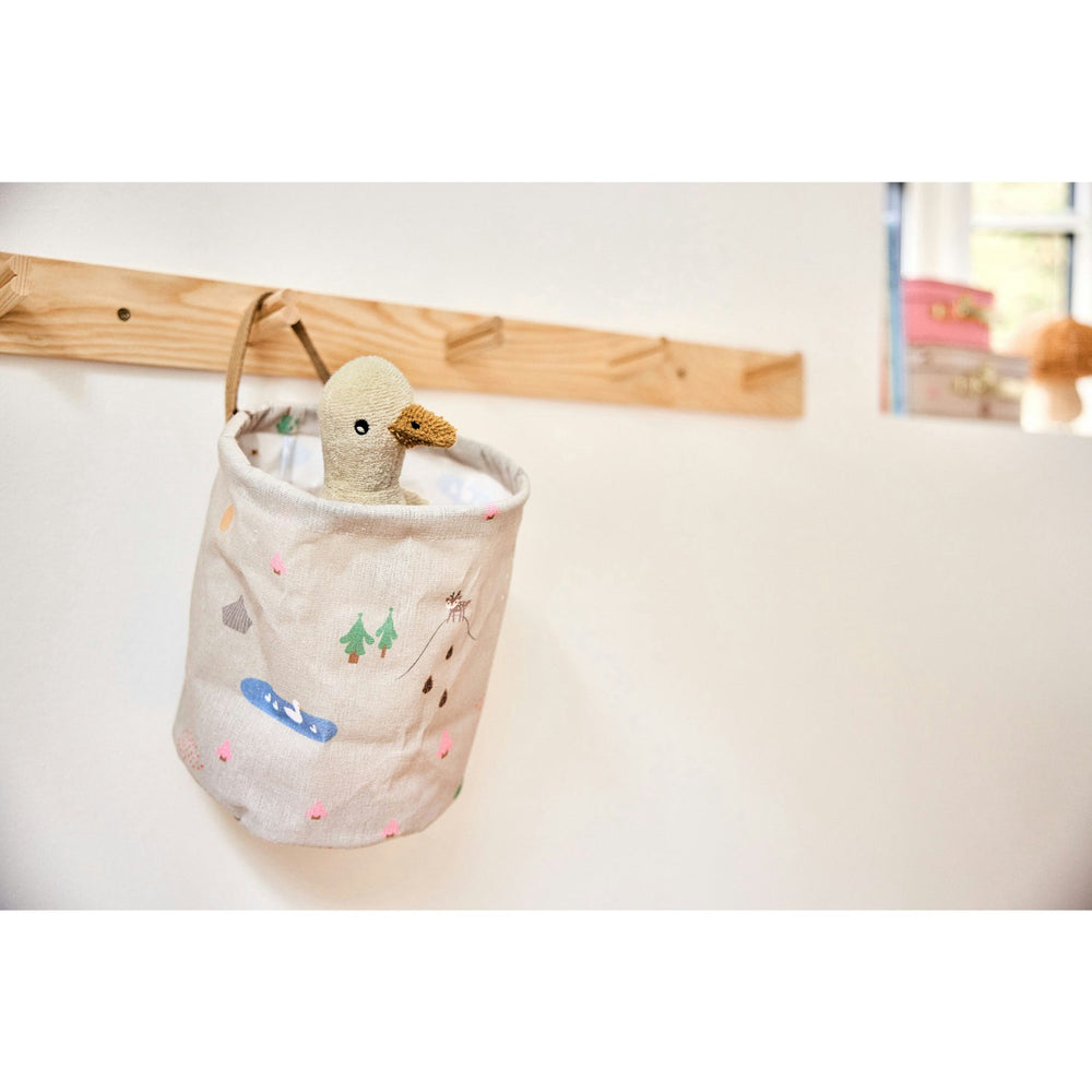 OYOY Deer & Duck Storage Basket Small 2-Pack