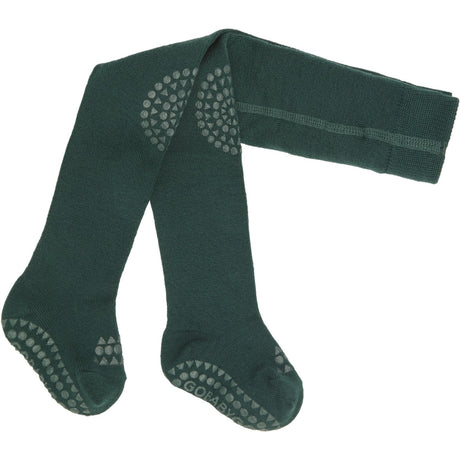 Gobabygo Forest Green Crawling Tights Bamboo