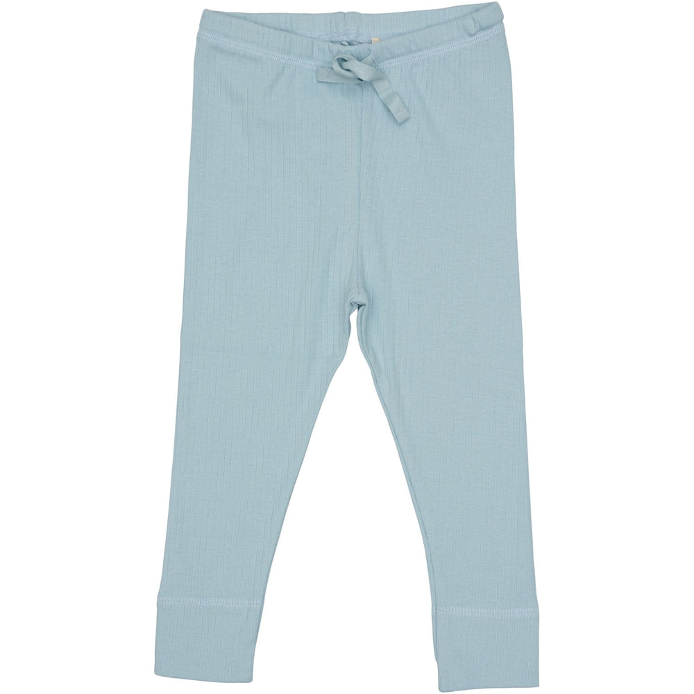 COPENHAGEN COLORS Lt. Blue Rib Jersey Leggings W. String