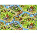 Rebel Roads Dino World Carpet - 140 X 200 Cm