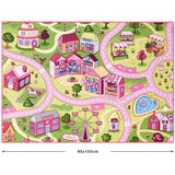 Rebel Roads Fairground Life Carpet - 95 X 133 Cm