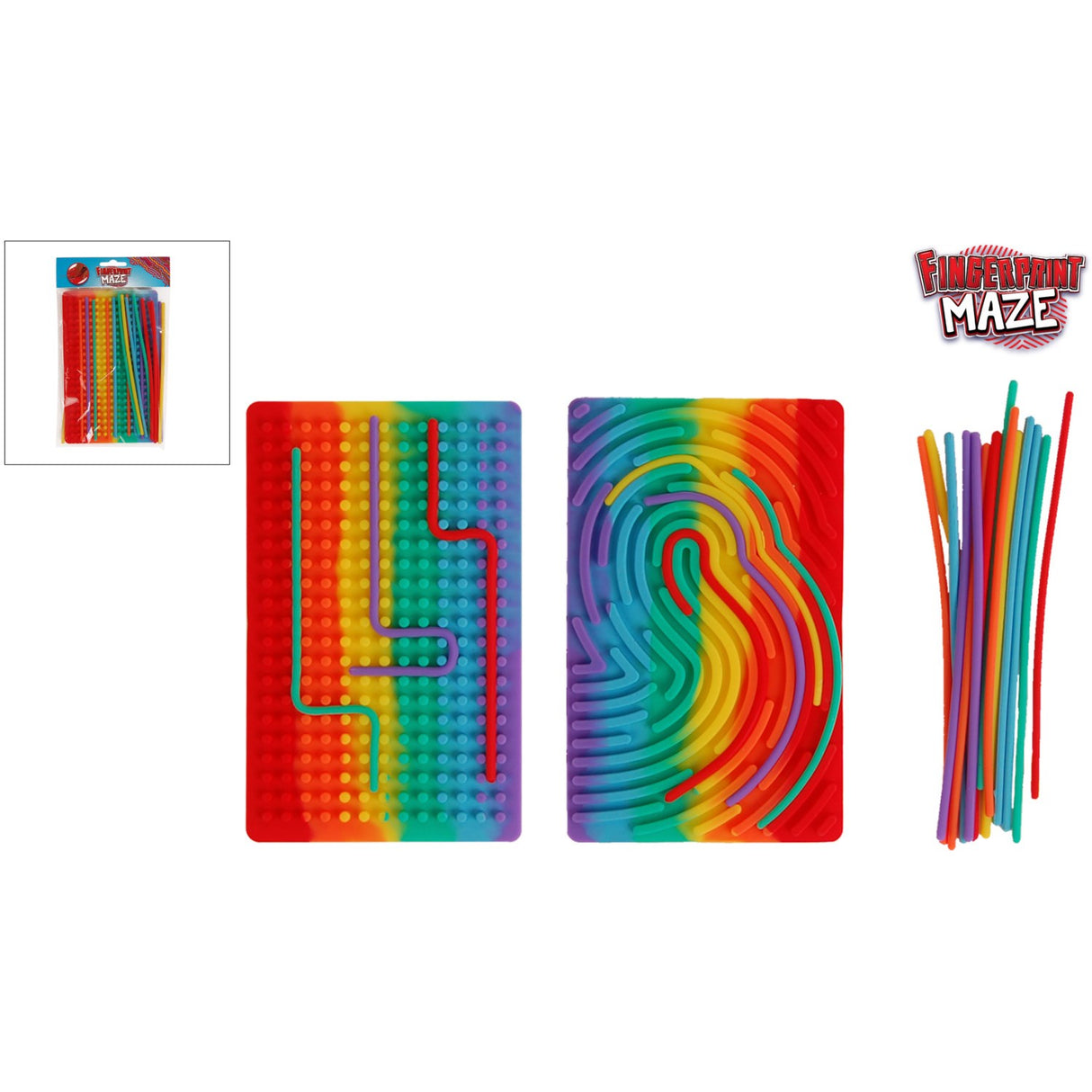 Trend Toys Fingerprint Maze Rectangle 2 Asst