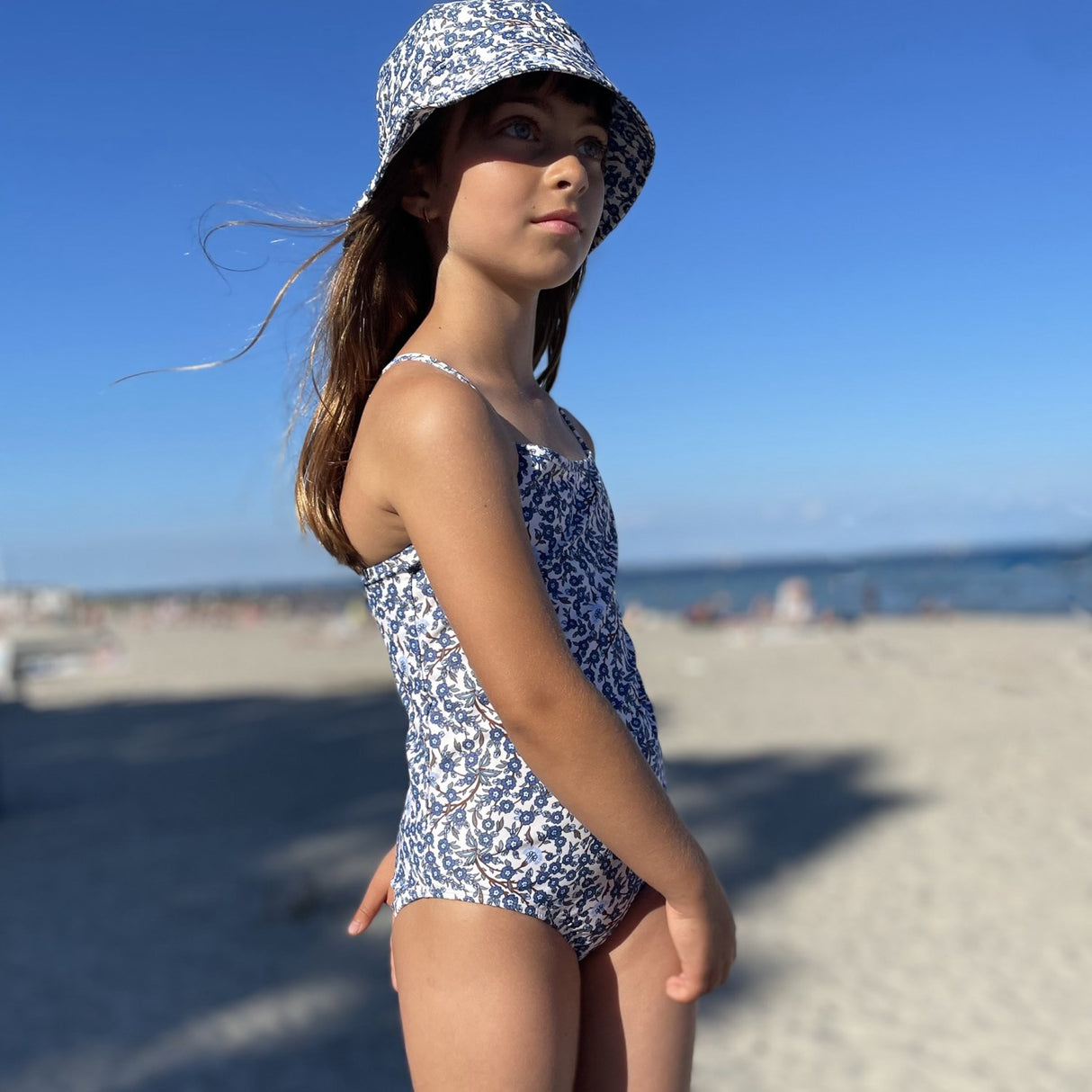 Petit Crabe Empress B Barbara Swimsuit - Made With Liberty© Fabric