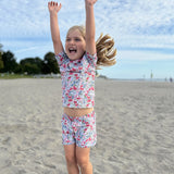 Petit Crabe Poppy & Daisy P Alexa Swim Shorts - Made of Liberty© Fabric
