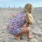 Petit Crabe Poppy & Daisy P Alexa Swim Shorts - Made of Liberty© Fabric