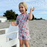 Petit Crabe Poppy & Daisy P Alexa Swim Shorts - Made of Liberty© Fabric