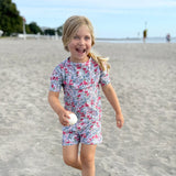 Petit Crabe Poppy & Daisy P Alexa Swim Shorts - Made of Liberty© Fabric