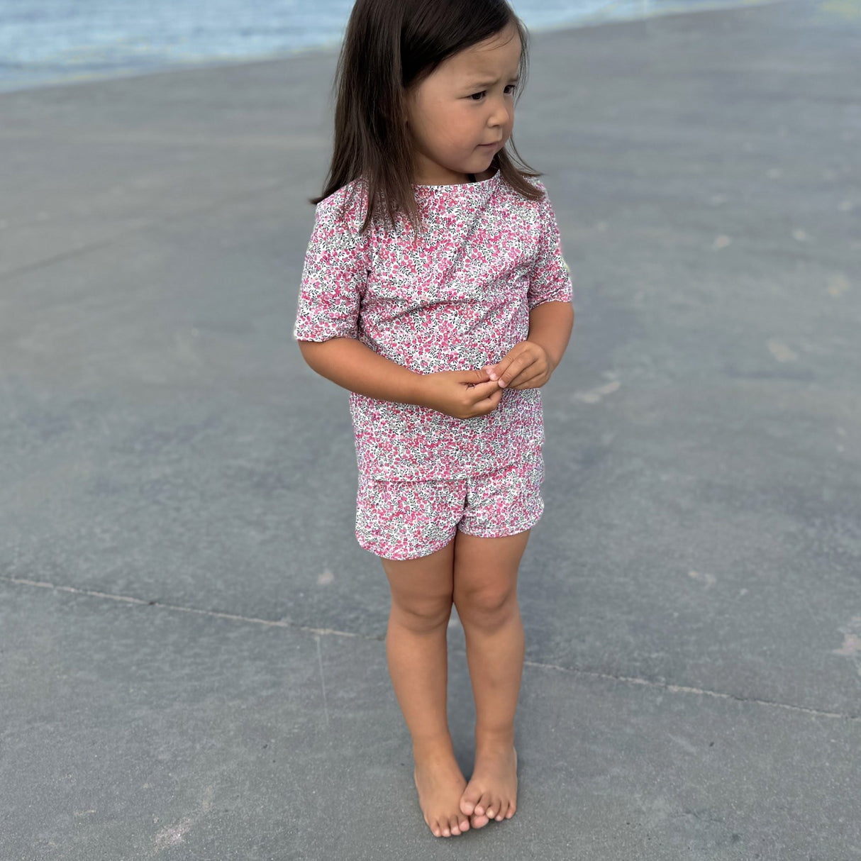 Petit Crabe Wiltshire Bud Alexa Swim Shorts - Made With Liberty© Fabric