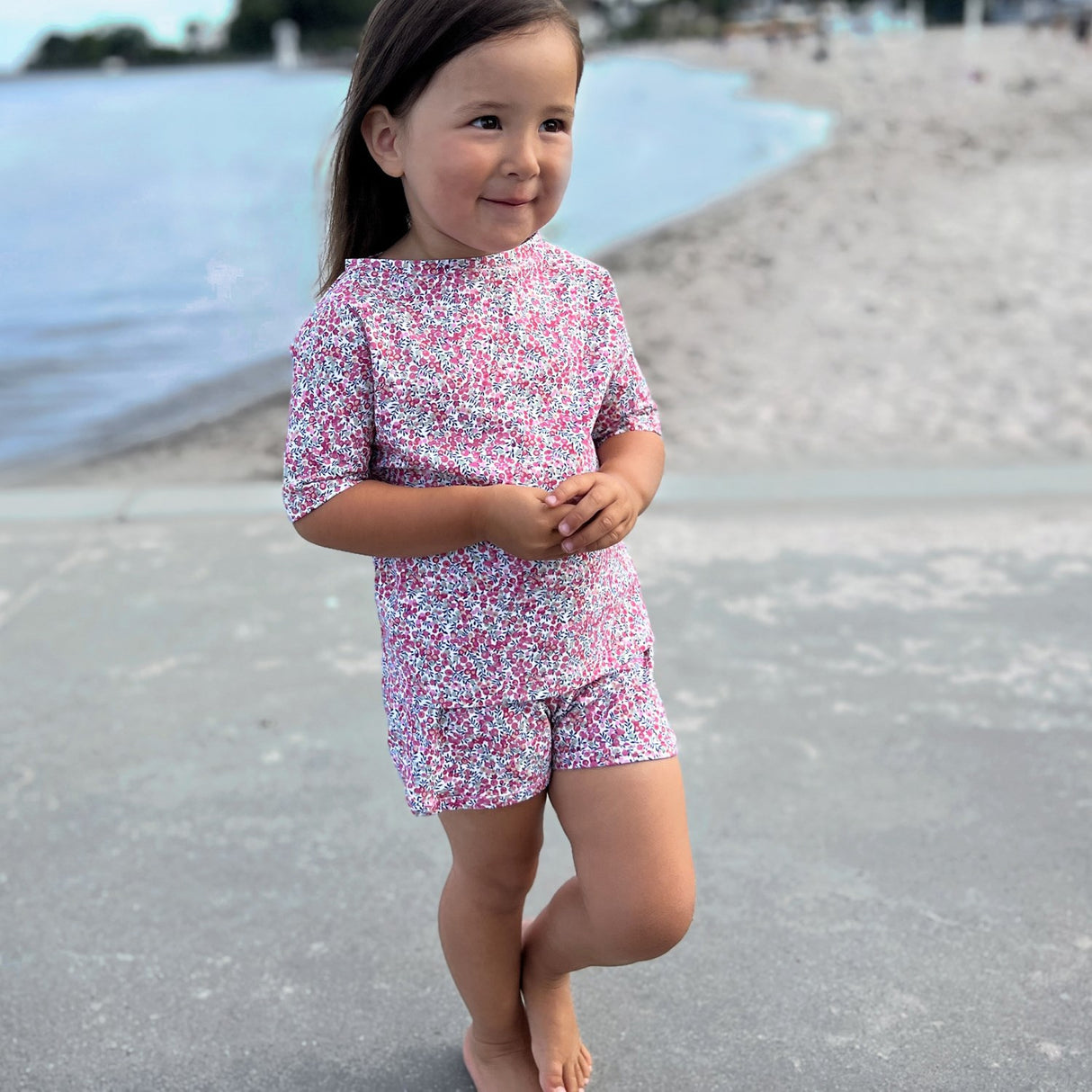 Petit Crabe Wiltshire Bud Alexa Swim Shorts - Made With Liberty© Fabric