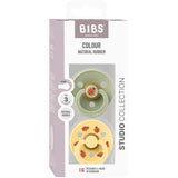 Bibs Sage Mix Pacifier Studio Colour Ladybug Latex 2-Pack