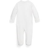 Ralph Lauren Baby White Solid Coverall