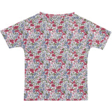 Petit Crabe Poppy & Daisy P Luna Boatneck Uv-Shirt S/S - Made With Liberty© Fabric