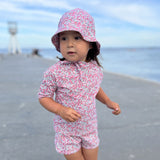 Petit Crabe Wiltshire Bud Luna Boatneck Uv-Shirt S/S - Made With Liberty© Fabric