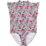 Petit Crabe Poppy & Daisy P Beaa Swimsuit S/S - Made With Liberty Fabrics