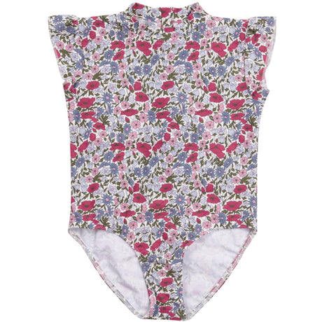 Petit Crabe Poppy & Daisy P Beaa Swimsuit S/S - Made With Liberty Fabrics