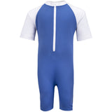 Petit Crabe Sapphire/White Multi Color Sunsuit S/S