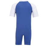 Petit Crabe Sapphire/White Multi Color Sunsuit S/S