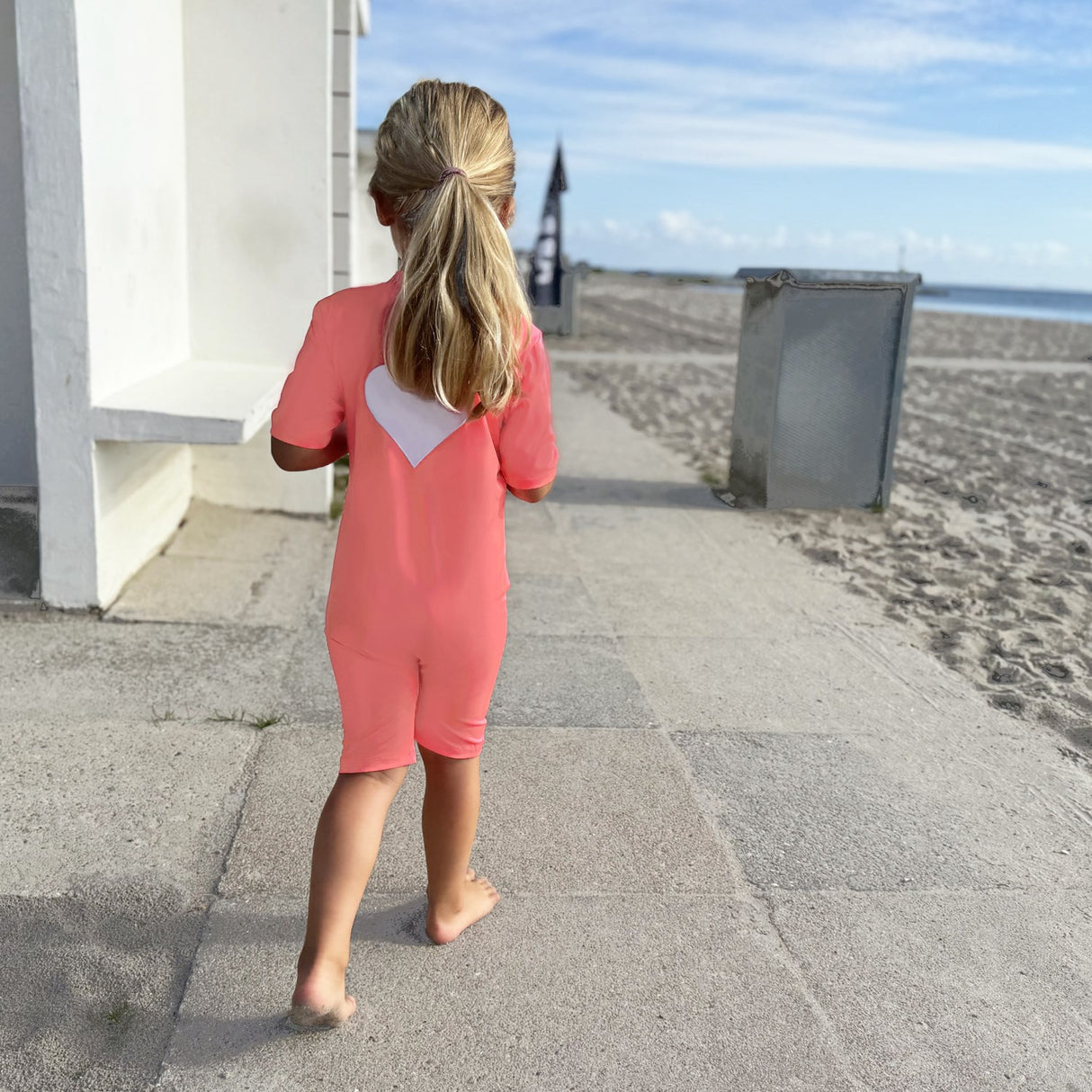 Petit Crabe Tropicana Noe Heart Sunsuit S/S