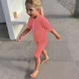 Petit Crabe Tropicana Noe Heart Sunsuit S/S