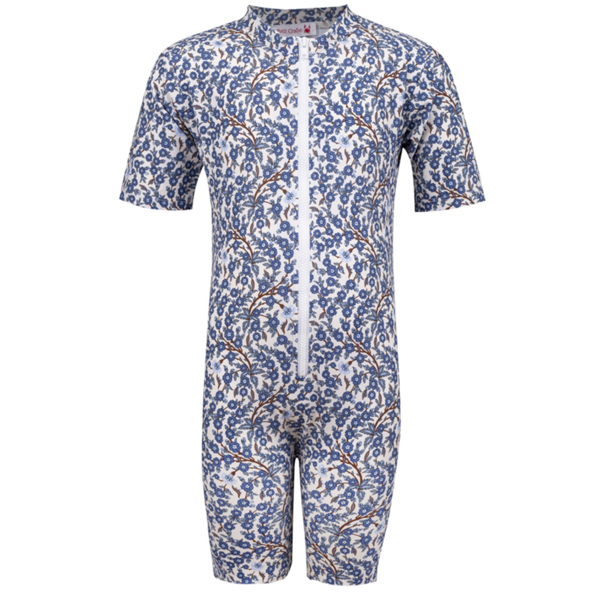 Petit Crabe Empress B Natsu Sunsuit S/S - Made With Liberty© Fabric