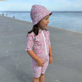 Petit Crabe Wiltshire Bud Natsu Sunsuit S/S - Made With Liberty© Fabric