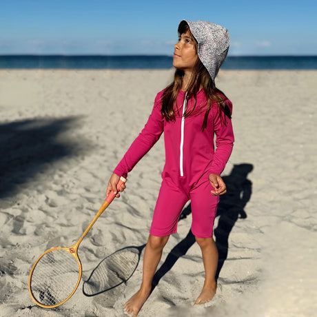 Petit Crabe Mulberry Combi Sunsuit