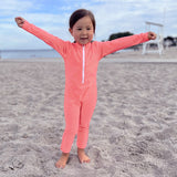 Petit Crabe Tropicana Lou Heart Sunsuit L/S