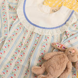 Flöss Soft white/Bright blue Abigail Dress