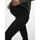 Vero Moda Maternity Black Vmmisa Hw Seamless Rib Leggings Noos