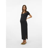 Mama;licious Black Mleva Ss Jrs Al Dress Noos