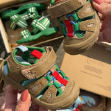 Bisgaard Peanut Brown Trine Kjær X Herbert Velcro Shoe