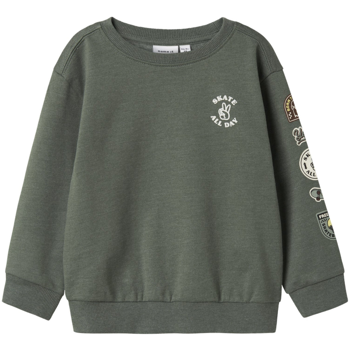 Name It Laurel Wreath Nmmolaf Ls Nreg Swe Bru Pb