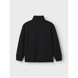 Name It Black Nkmkimba Ls Nreg Half Zip Sweat Unb