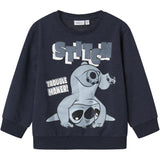 Name It Navy Blazer Nmmjasp Stitch Nreg Sweat Unb Wdi