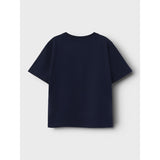 Name It Navy Blazer Nmmjudd Stitch Nreg Ss Top Wdi