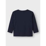 Name It Navy Blazer Nmmjoll Paw Nreg Ls Top Noos Cplg