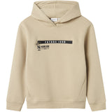 Name It Peyote Nkmleonas Ls Nreg Sweat Wh Bru
