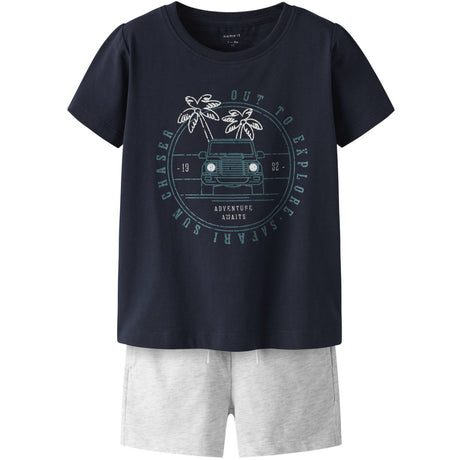 Name It Dark Sapphire Nmmjaspen Ss Shorts Set Pb