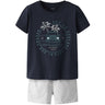 Name It Dark Sapphire Nmmjaspen Ss Shorts Set Pb
