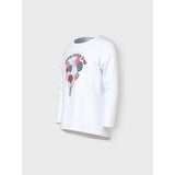 Name It Bright White Balloons Nmfvix Ls Top