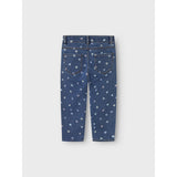 Name It Denim Blue Hearts Nmfbella Mom Shaped Jeans 3555-On Noos