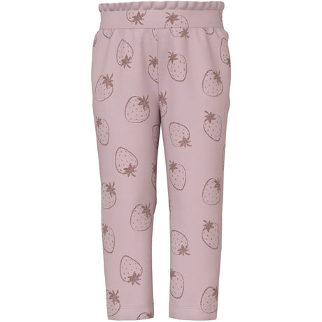 Name It Burnished Lilac Strawberry Nmfviluba Swe Pants Unb