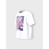 Name It Bright White Cupcake Nmfvotea Ss Nreg Top