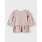 Name It Burnished Lilac Nmfkesia 3/4 Sleeve Top