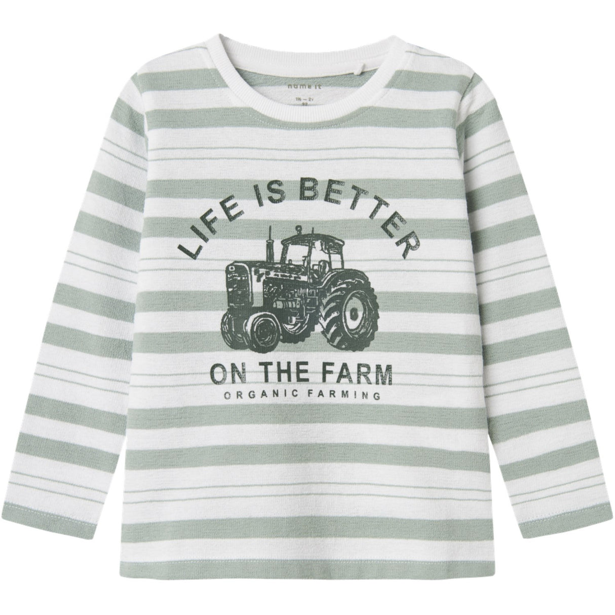 Name It Bright White Nmmlandon Ls Top