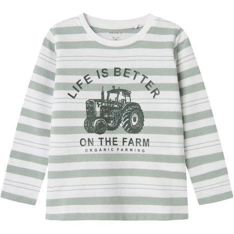 Name It Bright White Nmmlandon Ls Top