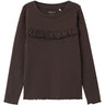 Name It Seal Brown Nmflalla Xsl Ls Top