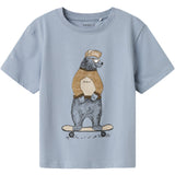 Name It Dusty Blue Nmmlinden Ss Nreg Top Box